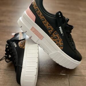 Puma  Wild Leopard Platform Sneakers big kid 5